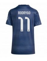 Real Madrid Rodrygo Goes #11 Vieraspaita Naisten 2025-26 Lyhythihainen